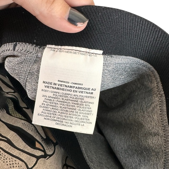 Nike Pro Gray Leggings Size Large - Picture 7 of 8